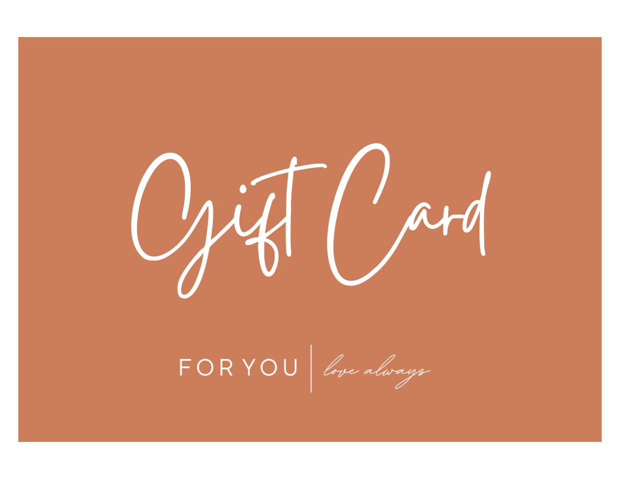 Gift Cards Available!