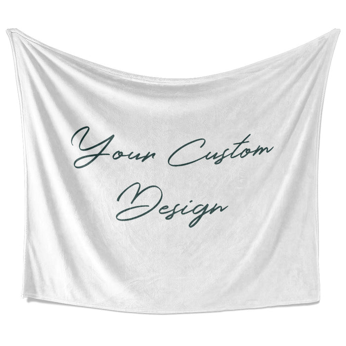 Custom Design - Horizontal Layout - Personalized Blanket